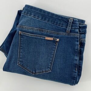 Chico's So Slimming Girlfriend Ankle Jeans Womens 2.5 Medium Wash Excellent